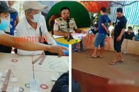 លោក ជា ជួន អធិការនគរបាលស្រុកកងមាស មិនហ៊ានបង្ក្រាប បនល្បែងប្រជល់មាន់ និងអាប៉ោង របស់ឈ្មោះ ហុក និងឈ្មោះ ខ្លា កំពុងបើកលេងរាល់ថ្ងៃ ព្រោះជាប្រភពចំណូលដល់ មន្ត្រីធំៗក្នុងខេត្តកំពង់ចាម.?