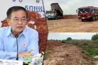 ឈ្មោះ ណាង ឈ្មួញធ្វើអាជីវកម្ម ជីករណ្តៅដីខ្នាតយក្សដ៏ធំ មានរថយន្តធំៗដឹកជញ្ជូនដីរាល់ថ្ងៃ ក្នុងស្រុកកំពង់រោទិ៍ ខុសបទដ្ឋានបច្ចេកទេស   ធ្វើឲ្យជ្រុះអាចម៍ដី ពាស់ពេញផ្លូវ មិនគ្របតង់ឲ្យបានត្រឹមត្រូវ ?