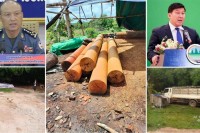 មេឈ្មួញជើងខ្លាំងប្រចាំស្រុករមាសហែក សម្រុកដឹកជញ្ជូនឈើត្រសរមូល រត់ពន្ធយកទៅលក់នៅស្រុកយួន តាមច្រករបៀងប៉ុស្តិ៍នគរបាលខ្សែដែក បានយ៉ាងរលូន សមត្ថកិច្ចពាក់ព័ន្ធរក្សាភាពស្ងៀមស្ងាត់ !
