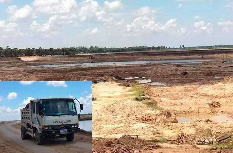 លោក កើត សា រឿន ប្រធាន​បរិស្ថាន​ខេត្តស្វាយរៀង និង​លោក គីម សាវុធ ប្រធាន​ឧតុនិយម​ខេត្ត​ស្វាយរៀង គូរ​ដាក់​ការស៊ើបអង្កេត អោយបាន​ស៊ីជម្រៅ ចំពោះ លោក សាន កំពុង​ធ្វើ​អាជីវកម្ម វាទ​កាយ​យក​ដី​បឹង មក​ចក្រ​លុប​ព្រែក បាន​ក្លាយទៅជា រណ្តៅ​ដី​ដ៏​ធំ​ជ្រៅ ក្នុង​តំបន់​សេដ្ឋកិច្ច​ពិសេស ឈី​ឡូ​.?