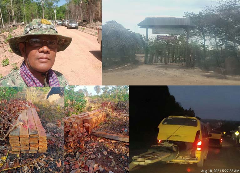លោក​ភោគ សុជោ​ត ប្រធាន​ស្នាក់ការ ដែនជម្រកសត្វព្រៃ​កែវ​សីមា សង្ស័យថា​ជា​អ្នក​នៅ​ពីក្រោយ​ខ្នង​បទល្មើស​ព្រៃឈើ កាប់បំផ្លាញ​សម្បត្តិ​ធនធានធម្មជាតិ ឈ្មោះ ម៉ែ ស្រួច ជា​ឈ្មួញ​ជើង​ខ្លាំង​ប្រចាំ​ខេត្ត​ក្រចេះ ដែល​ល្បី​ថា អ្នកការ​សែត​អង្គភាព​ណា ផ្សាយ​អី​ផ្សាយ​ទៅ រីឯ​ប្រធាន​សង្កាត់​រដ្ឋបាល​ព្រៃឈើ​ថ្ម​ពុក សម្ងំ​ទទួល​ផលប្រយោជន៍ ជា​ថ្នូរ​មិន​បង្ក្រាប​?