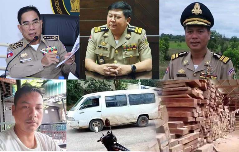 ឈ្មោះ មករា  ជា​ឈ្មួញ​ដុះ​ស្លែ ដឹកជញ្ជូន​ឈើ​ប្រណីត​ខុសច្បាប់ ចេញ​ទៅ​ស្រុក​យួន​ពេញបន្ទុក​លោក ថាវ យ៉ាន មេបញ្ជាការ​កងរាជអាវុធហត្ថ​ខេត្ត​រតនគិរី និង​លោក យិន ចំណាន ស្នងការ​នគរបាល​ខេត្ត​រតនគិរី បាន​រក្សា​ភាព​ស្ងៀមស្ងាត់ ?