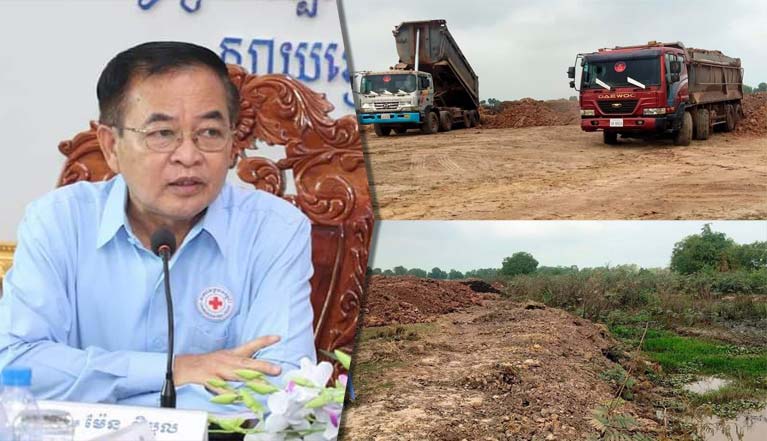 ឈ្មោះ ណា​ង ឈ្មួញ​ធ្វើ​អាជីវកម្ម ជីករណ្តៅ​ដី​ខ្នាត​យក្ស​ដ៏​ធំ មាន​រថយន្ត​ធំៗ​ដឹកជញ្ជូន​ដី​រាល់ថ្ងៃ ក្នុង​ស្រុក​កំពង់រោទិ៍ ខុស​បទដ្ឋាន​បច្ចេកទេស   ធ្វើឲ្យ​ជ្រុះ​អា​ចម៍ដី ពាស់ពេញ​ផ្លូវ មិន​គ្រប​តង់​ឲ្យបាន​ត្រឹមត្រូវ ?