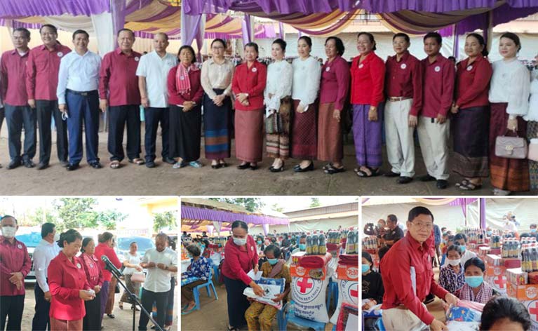 ​លោក ជំទាវ​កិត្តិ​សង្គហ​បណ្ឌិត ម៉ែន សំអន និង​រដ្ឋបាល​ខេត្ត ស្វាយរៀង បាន​ទៅ​ចែក អំណោយ ជូន​លោកយាយ លោកតា​ក្រីក្រ នៅ​ស្រុក​រមាស​ហែក ក្នុងឱកាស​ភ្ជុំបិណ្ឌ​