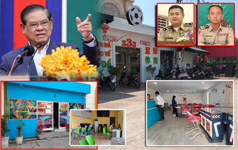 ទីតាំង​ល្បែង​ចាក់បាល់ មាន​យីហោ 333  កំពុងបើក​ភ្នាល់​ដាក់​លុយ​លេង​ស៊ីសង​ខុសច្បាប់ តាម​អន​ឡាញ​រីក​ដូច​ផ្សិត នៅ​កណ្តាល​ក្រុង​បាវិត រីឯ​លោក អែម សុវណ្ណារិទ្ធ​អធិការដ្ឋាន​នគរបាល​ក្រុង​បាវិត រក្សា​ភាព​ស្ងៀមស្ងាត់ ?