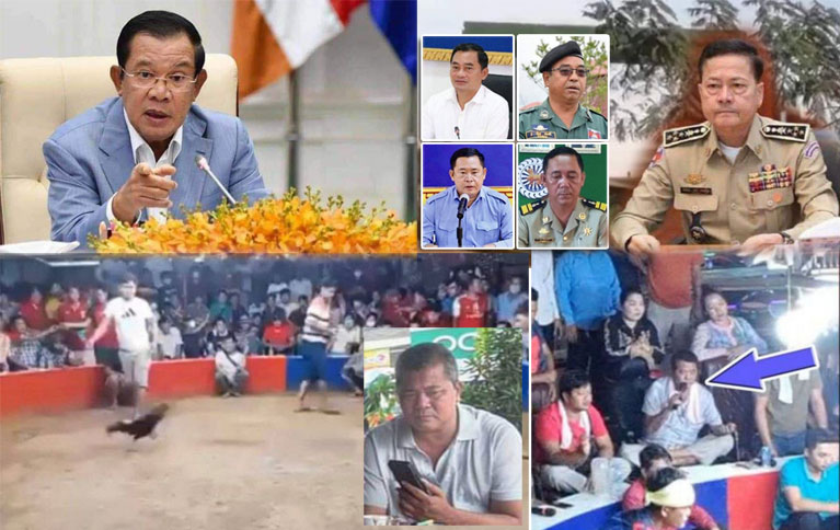 សង្វៀន​បញ្ជាល់មាន់​ដុះ​ស្លែ ទ្រង់ទ្រាយ​ធំ របស់​ឈ្មោះ លឹម បើក​ឲ្យ​ពលរដ្ឋ​ខ្មែរ លេង​ភ្នាល់​ស៊ីសង​ខុសច្បាប់ យ៉ាង​ពេញបន្ទុក បង្កប់​ក្នុង​កាស៊ីណូ​អត់​ផ្លាក​យីហោ នៅ​ច្រក​ទ្វេភាគី​ព្រំដែន​ដា រីឯ​លោក ជាម ច័ន្ទ​សោភ័ណ្ឌ អភិបាលខេត្ត​ត្បូងឃ្មុំ និង លោក ម៉ុន មា​គ៌ា ស្នងការដ្ឋាន​នគរបាល​ខេត្ត​ត្បូងឃ្មុំ មិន​គួរ​មើលរំលង !